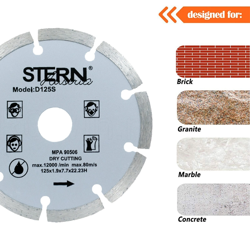 125/230mm Diamond Dry Cutting Disc Circular Saw Blade Cutting Blade Disk for Marble Concrete Ceramic Granite Cutting Tools